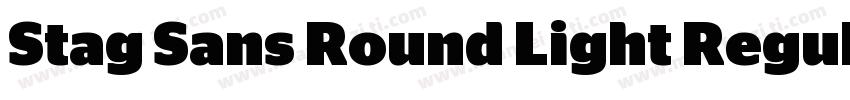 Stag Sans Round Light Regular字体转换